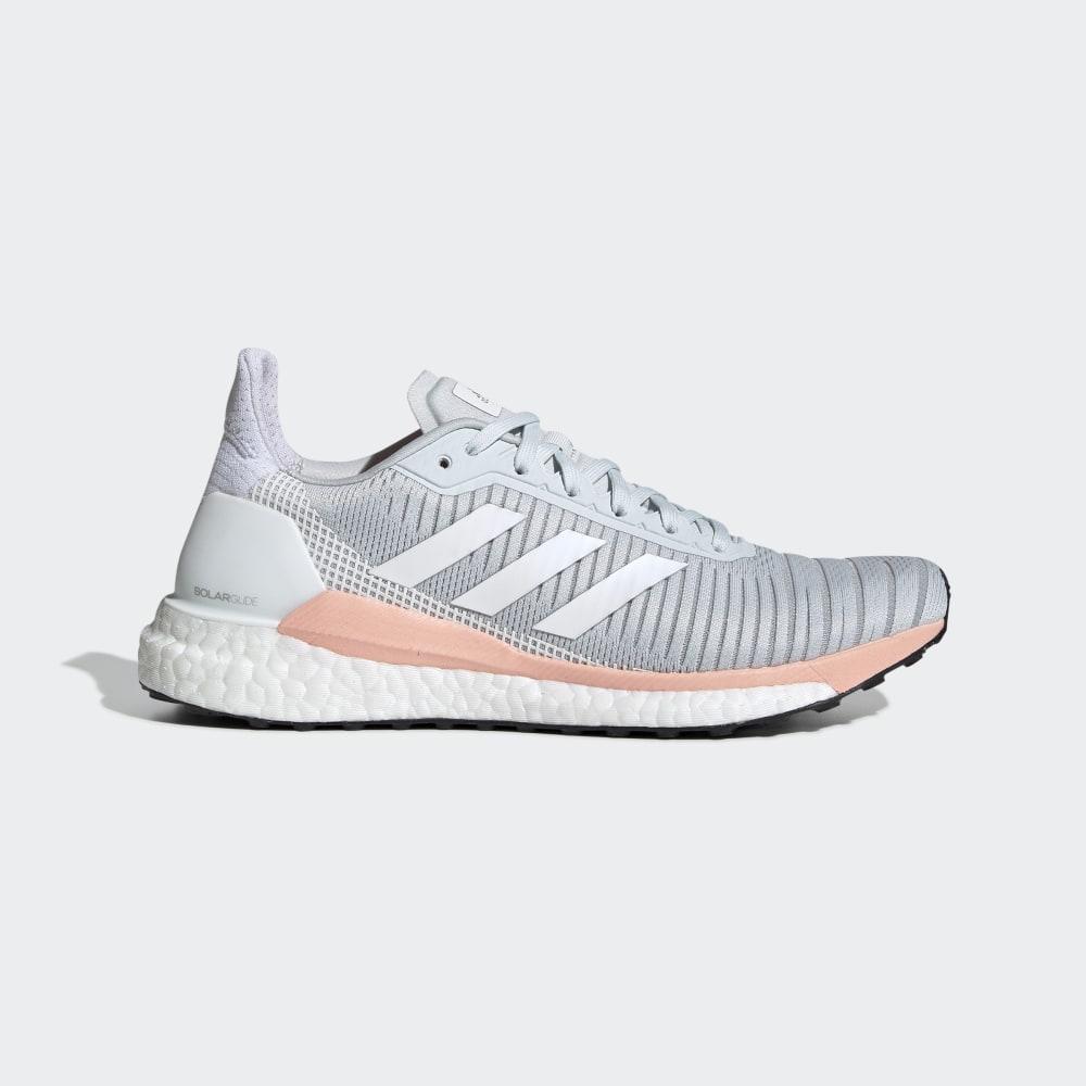 Bocanci Munte Adidas Solar Glide 19 Dama Romania - Albastri/Albi/Roz G28033